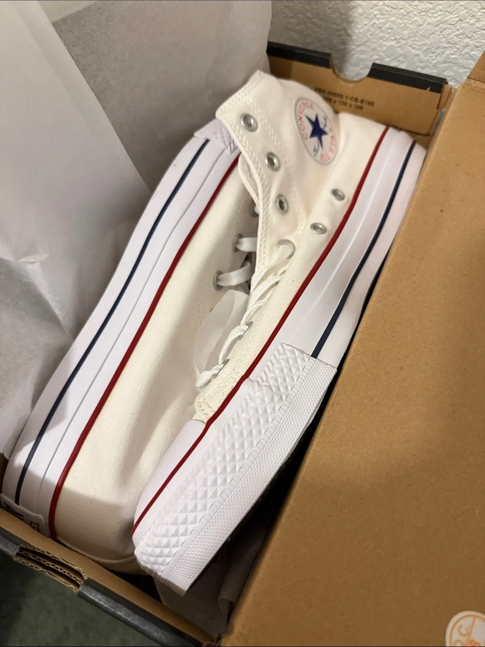 NWT Converse Chuck Taylor All Star High Top Sneaker,Optical White,Unisex-men 12 - Picture 13 of 15